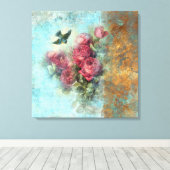 JOY - Wrapped Canvas Afdruk (Insitu (Houten vloer))