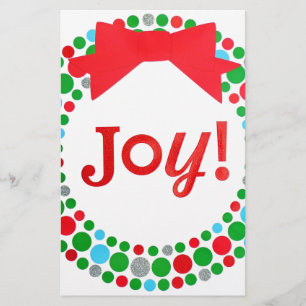 Joy Wreath Briefpapier