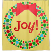 Joy Wreath Douchegordijn (Voorkant)