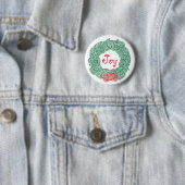 Joy Wreath Ronde Button 5,7 Cm (In situ)
