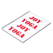 Joy Yoga Joy Notitieboek (Linkerzijde)
