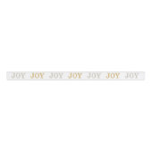 JOY (zilver/goudglitter) Grosgrain Lint (Voorkant)