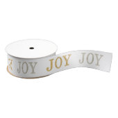 JOY (zilver/goudglitter) Grosgrain Lint (Spoel)
