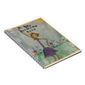 Joy zit niet in de dingen. Het is in ons Notitieboek (Rechterzijde)