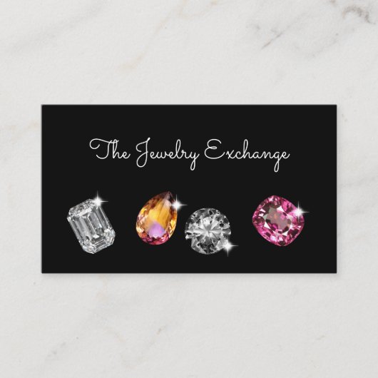 Joyau classique Thème Carte de visite clinquant (Devant)