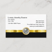 Joyau de luxe Thème Carte de visite moderne (Devant)