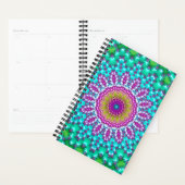 Joyau super Coloré Tone Boho Fractal Mandala (Devant avec enveloppe)
