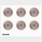 Joyburst mandala clipart ronde sticker (Vel)