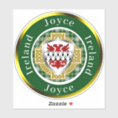 Joyce Shield & Celtic Cross gepersonaliseerd Sticker (Vel)