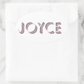 Joyce sticker name (Tas)