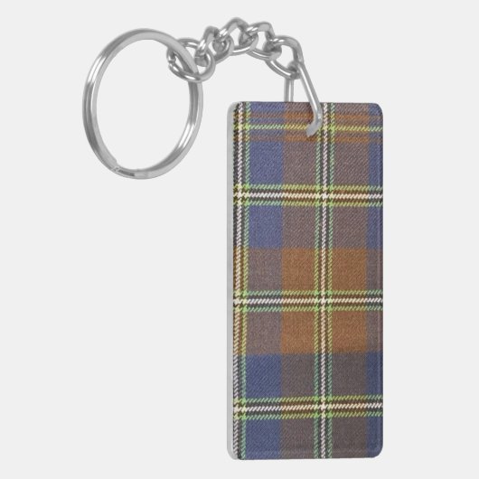 Joyce, Thomas en Alexander (Persoonlijk) Tartan Sleutelhanger (Voorkant Links)