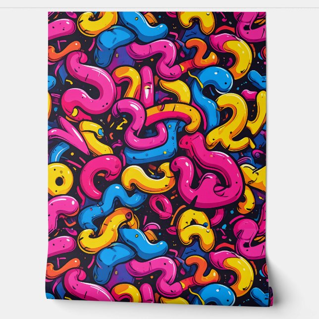 Joycore-explosiebehang  behang (Afrollen)