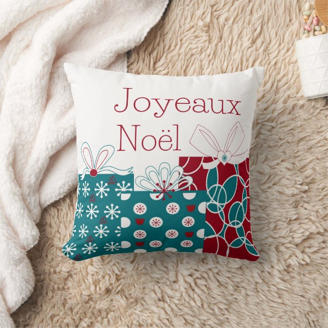 Joyeaux Noel French Louisiana Cajun Gift Kussen (Deken)