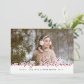 Joyer le script | Carte photo de vacances (Debout devant)