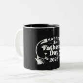 Joyeuse 1ère Fête des Pères 2025 Mug (Devant gauche)