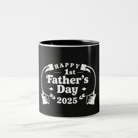 Joyeuse 1ère Fête des Pères 2025 Mug (Centre)