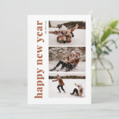 Joyeuse année les Wilson  Carte de vœux (Debout devant)