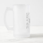 Joyeuse année PIg 2019 3D en verre dépoli Mug 2 (Gauche)