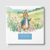 Joyeuse Aquarelle Baby shower Rabbit livre d'or (Recto)