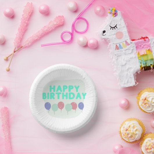 Joyeuse assiette d'anniversaire (Fête)