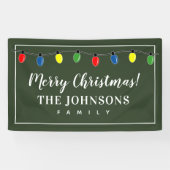 Joyeuse bannière faite sur commande de fête de (Horizontal)