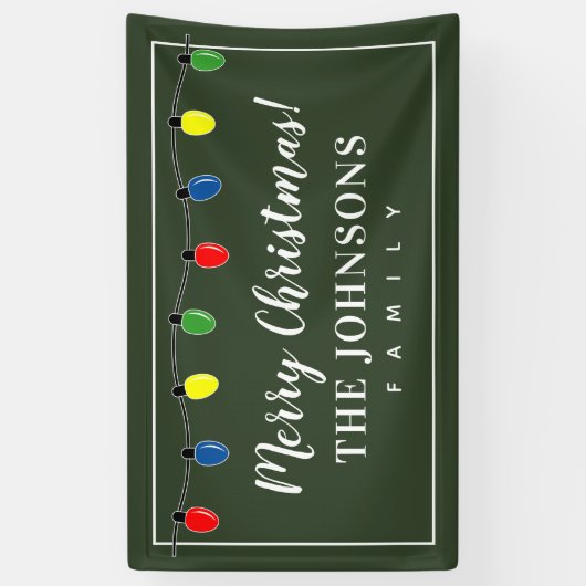 Joyeuse bannière faite sur commande de fête de (Vertical)