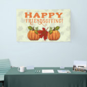 Joyeuse bannière Friendsgiving / Thanksgiving Wall (Salon professionnel)