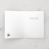 Joyeuse Bee Day Honeycomb Foil carte d'anniversair (Couchage intérieur)