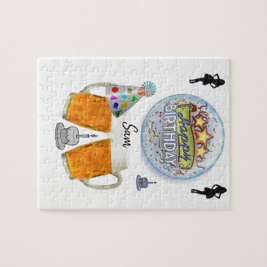 Joyeuse bière Jigsaw Puzzle Birthday (Horizontal)