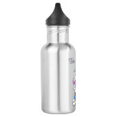 Joyeuse bouteille d'eau en acier inoxydable maman (Gauche)
