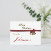 Joyeuse carte Christmas Bells (Debout devant)