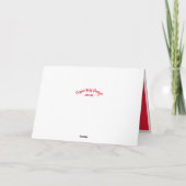 Joyeuse carte d'amour de Noël (Dos)