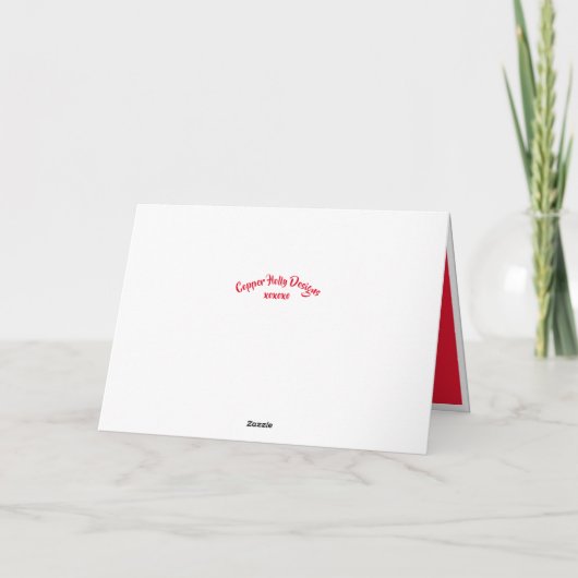 Joyeuse carte d'amour de Noël (Dos)