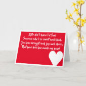 Joyeuse carte d'amour de Noël (Fleur jaune)