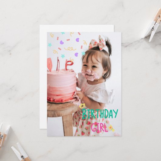 Joyeuse Carte d'anniversaire (Devant/Arrière en situation)