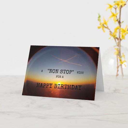 Joyeuse carte d'anniversaire (Fleur jaune)