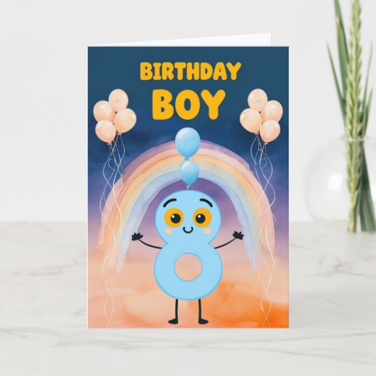 Joyeuse carte d'anniversaire 8 (Devant)