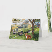 Joyeuse carte d'anniversaire 80e pour maman (Devant)