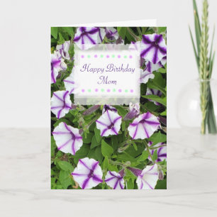 Joyeuse carte d'anniversaire de maman personnalisé