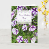 Joyeuse carte d'anniversaire de maman personnalisé (Fleur jaune)