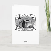 Joyeuse carte d'anniversaire de pêche pour pêcheur (Dos)