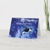 Joyeuse carte d'anniversaire des baleines tueuses  (Devant)