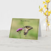 Joyeuse carte d'anniversaire Etc Tigre de l'Est Sw (Fleur jaune)
