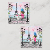 Joyeuse carte d'anniversaire Femme avec ballon à P (Devant / Derrière)