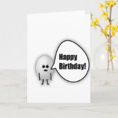 Joyeuse carte d'anniversaire oeufs (Fleur jaune)