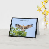 Joyeuse carte d'anniversaire Osprey (Fleur jaune)