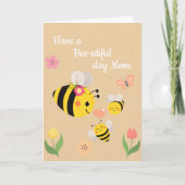 Joyeuse carte d'anniversaire pour les abeilles (Devant)