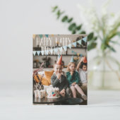 Joyeuse carte d'appartement d'anniversaire (Debout devant)