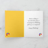 Joyeuse carte de ballons volant 1er anniversaire (Intérieur)