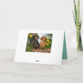 Joyeuse carte de Chien Chien Chien Chien Chien Chi (Dos)